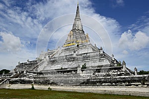 Chedi Phukhao Thong is in Ayutthaya ,Thailand