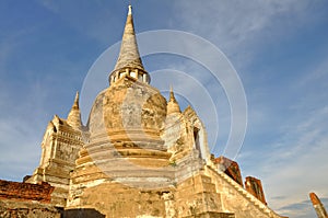 Chedi in Wat Phra Sri Sanphet