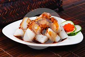 Chee Cheong Fun. rice noodle roll photo