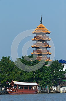 The Chee Chin Khor pagoda in Bangkok