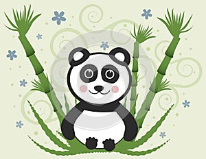 Cheerful Baby Panda