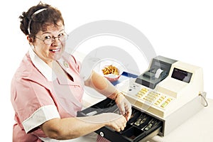 Cheerful Cashier