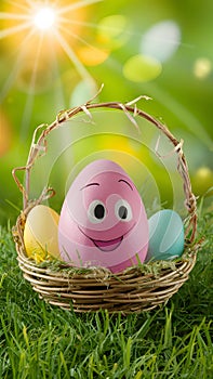 Cheerful Easter eggstravaganza igniting the spirit of celebration and merriment