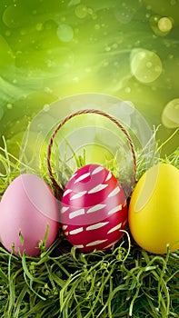 Cheerful Easter eggstravaganza igniting the spirit of celebration and merriment