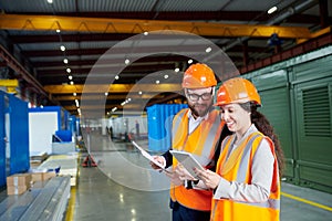 Cheerful Factory Workers