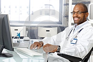 Cheerful general practitioner