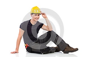 Cheerful repairman