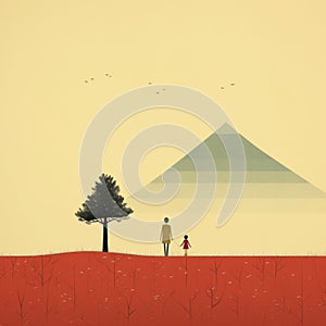 Cheerful Scene Illustration Inspired By Alessandro Gottardo