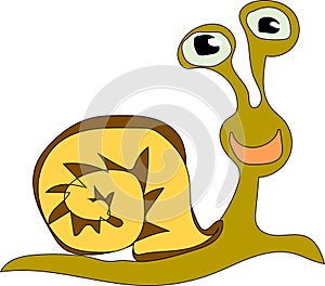 Cheerful snail