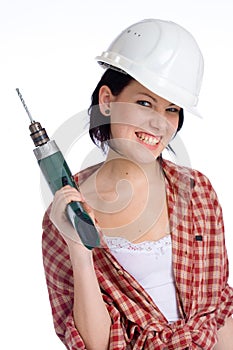 Cheerful worker