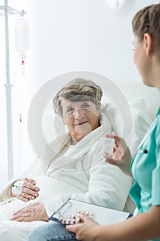 Cheerfulness and medical healthcare photo