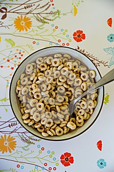 Cheerios above