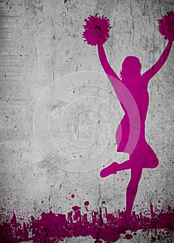 Cheerleader background photo