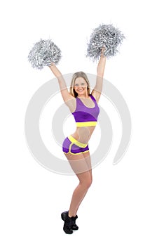 Cheerleader dancer girl dancing