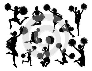 Cheerleader Silhouettes photo