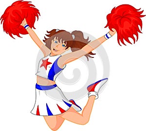 cheerleader girl photo