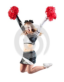 Cheerleader Jumping