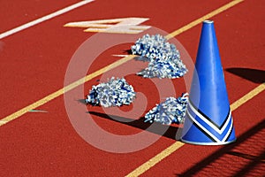 Cheerleader megaphone photo