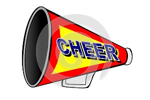Cheerleader megaphone