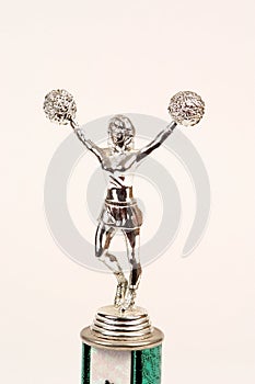 Cheerleader trophy top