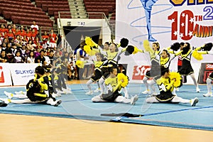 Cheerleading Championship Action