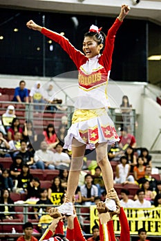 Cheerleading Championship Action