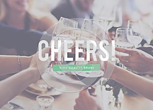 Cheers Toast Celebration Drinking Congratulation Praise Concept