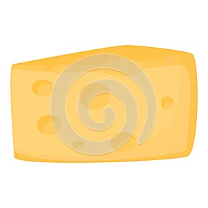 Cheese aperitif icon cartoon vector. Wine alcohol