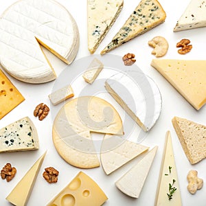 Cheese background vector illustration