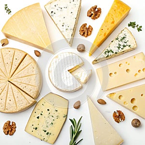 Cheese background vector illustration