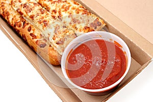 Cheese Bread and Marinara Sauce