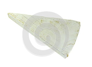 Cheese brie on a white background