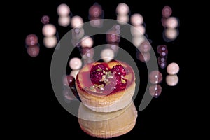 Cheese cake with red fruit