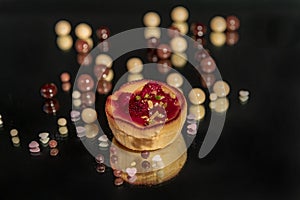 Cheese cake with red fruit