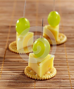 Cheese canape