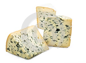 Three Pieces of Mountain Gorgonzola Cheese -