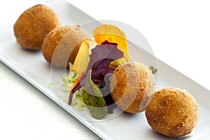 Cheese croquette. photo