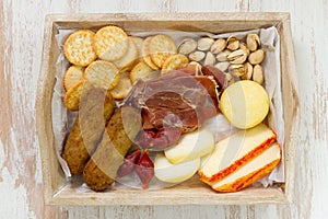 Cheese with croquettes