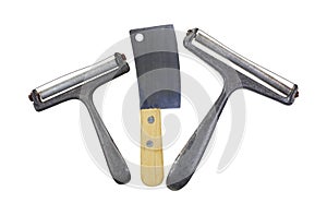 Cheese Cutters and Knife Old