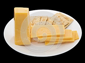 Cheese dairy snack food square salted crackers