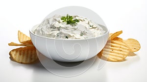 Ultra Hd Clam Dip Image On White Background