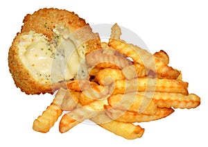 Cheese Filled Fishcakes And Chips