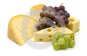 Cheese and grape