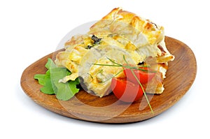 Cheese and Greens Pie