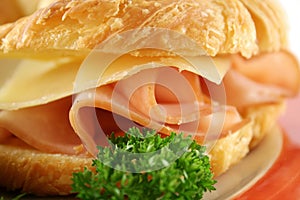 Cheese And Ham Croissant