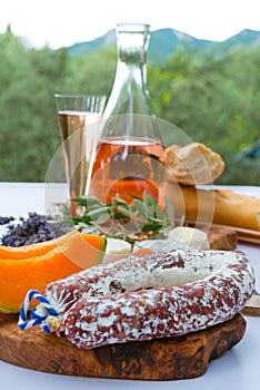 Cheese- ham plate A la Provence