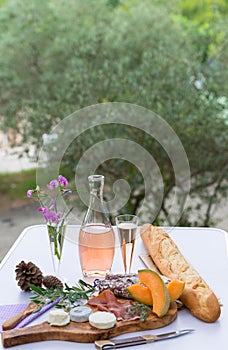 Cheese- ham plate A la Provence