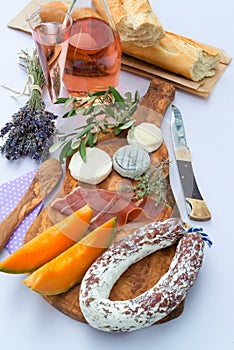 Cheese- ham plate A la Provence