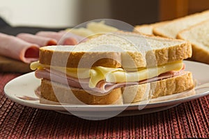Cheese and Ham Sandwich