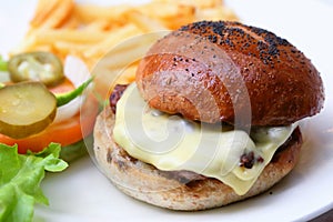 Cheese hamburger